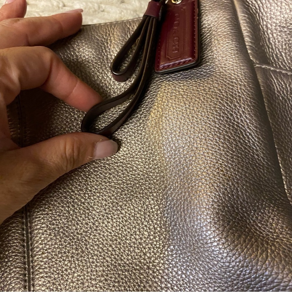 Coach vintage pebble grain leather bag - Picture 4 of 14